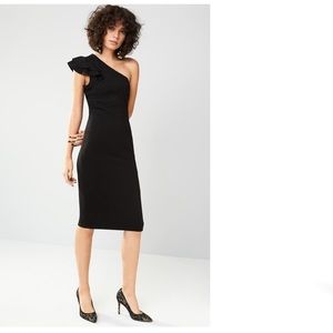 FELICITY & COCO Marilyn One-Shoulder Sheath Dress